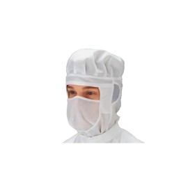 【訂製防塵風帽白色全包型款】|帽頂鬆緊設計遮耳遮頸|內置口罩一體式結構|兩側透明視窗開口|全包頭套公司    SKMG013 【訂製防塵風帽白色全包型款】|帽頂鬆緊設計遮耳遮頸|內置口罩一體式結構|兩側透明視窗開口|全包頭套公司    SKMG013